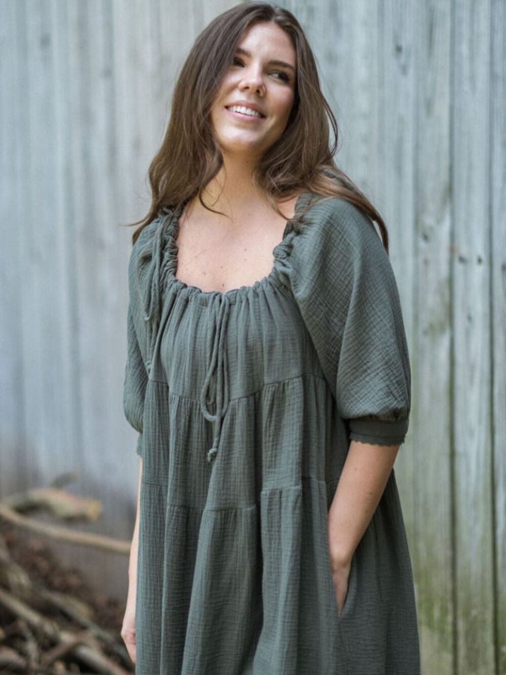 Neuflora Harmony Dress in Green, GUC